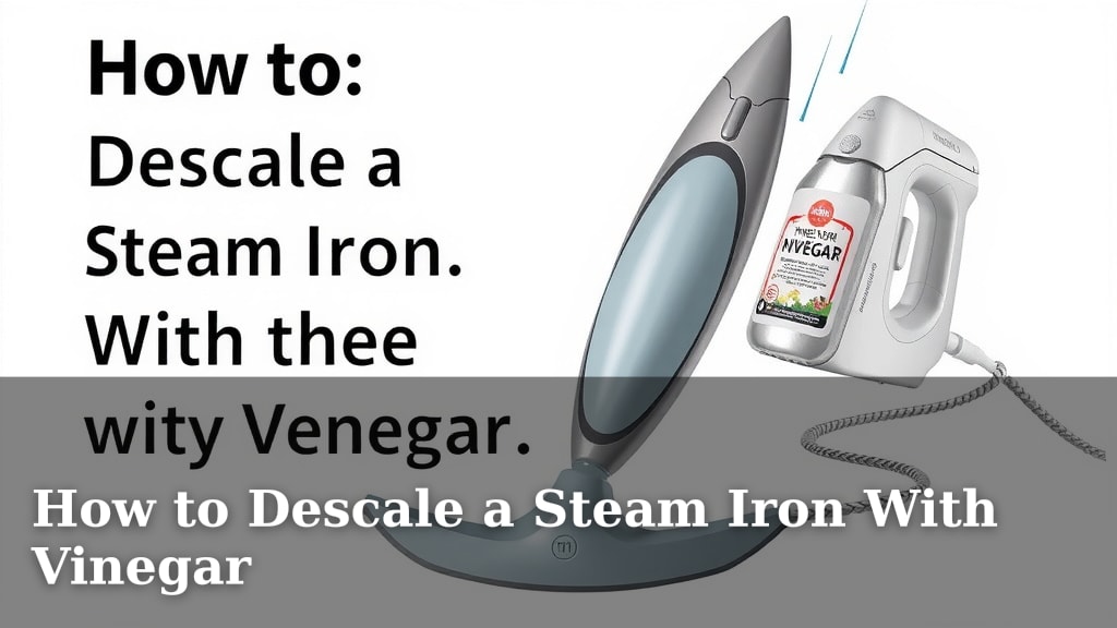 How to Descale a Steam Iron With Vinegar