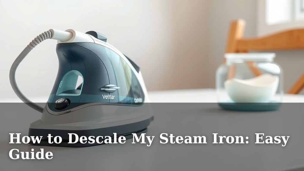 How to Descale My Steam Iron: Easy Guide