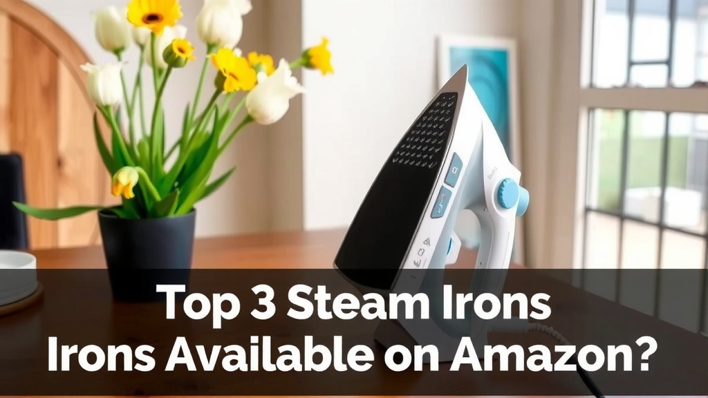 Top Steam Irons Available on Amazon for 2026