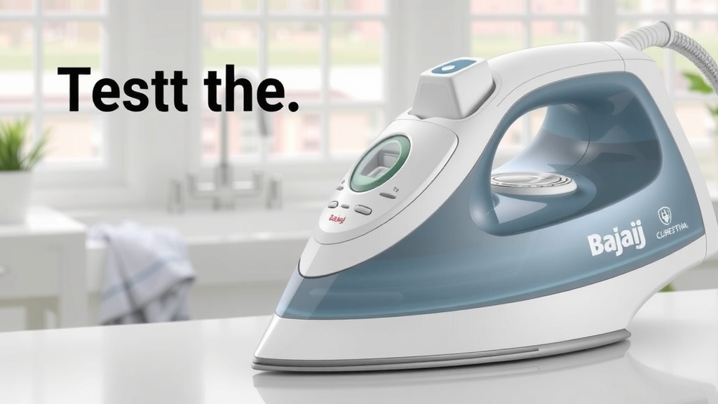 Testing the Bajaj MX40C Steam Iron: What Our Hands-On Review Found