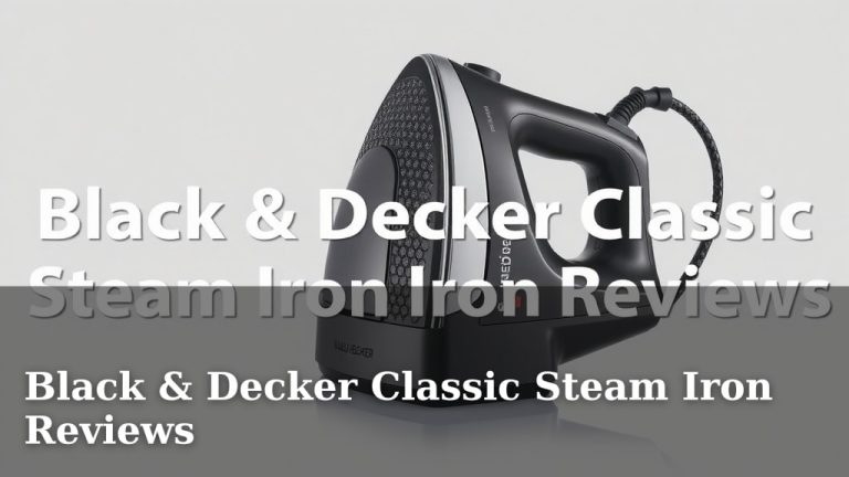 Black & Decker Classic Steam Iron Reviews