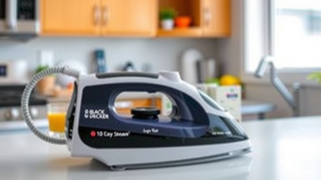 Getting to Know the Black & Decker Easy Steam Iron