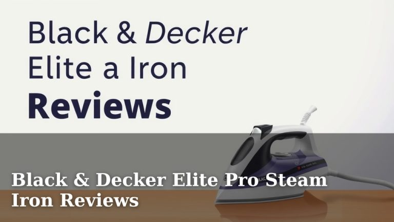 Black & Decker Elite Pro Steam Iron Reviews