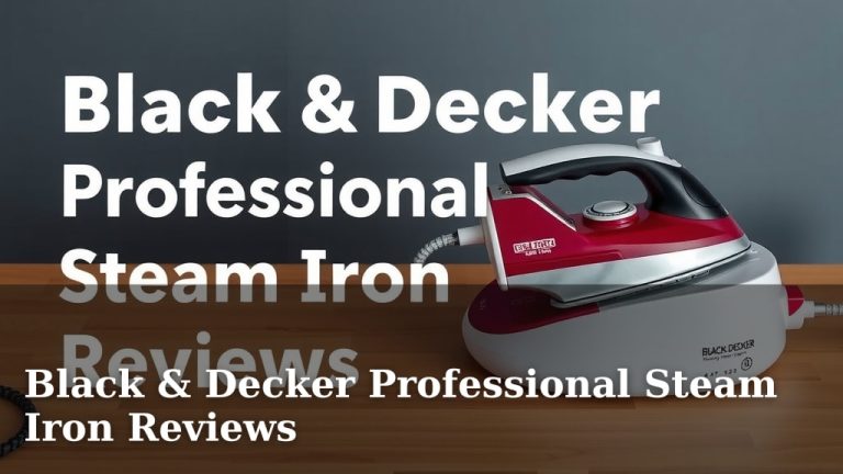 Black & Decker Professional Steam Iron Reviews