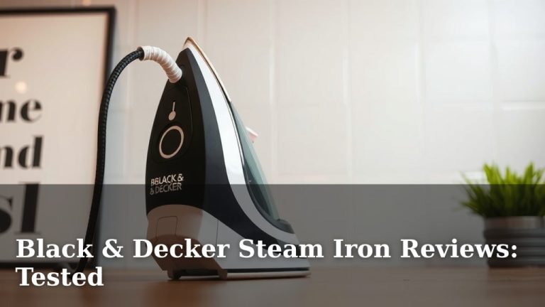 Black & Decker Steam Iron Reviews: Tested
