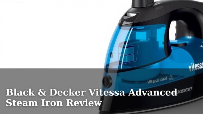 Black & Decker Vitessa Advanced Steam Iron Review
