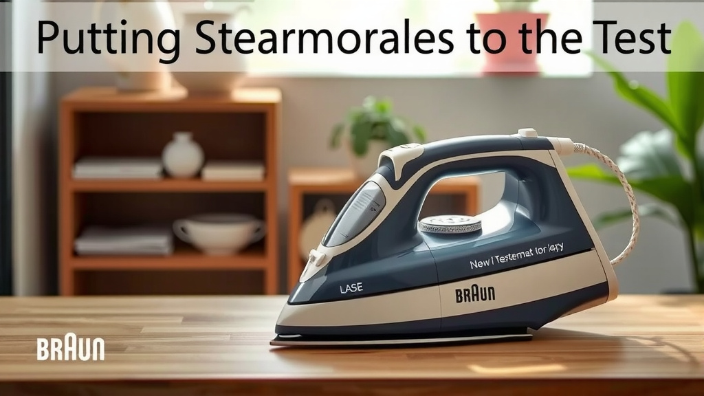 Putting Braun Steam Irons to the Test