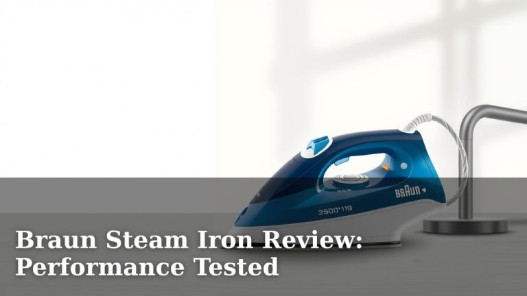 Braun Steam Iron Review: Performance Tested